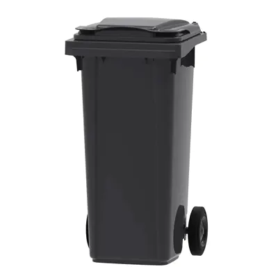 120l Black Wheelie Bin 400px