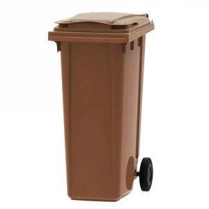 140l Brown Wheelie Bin
