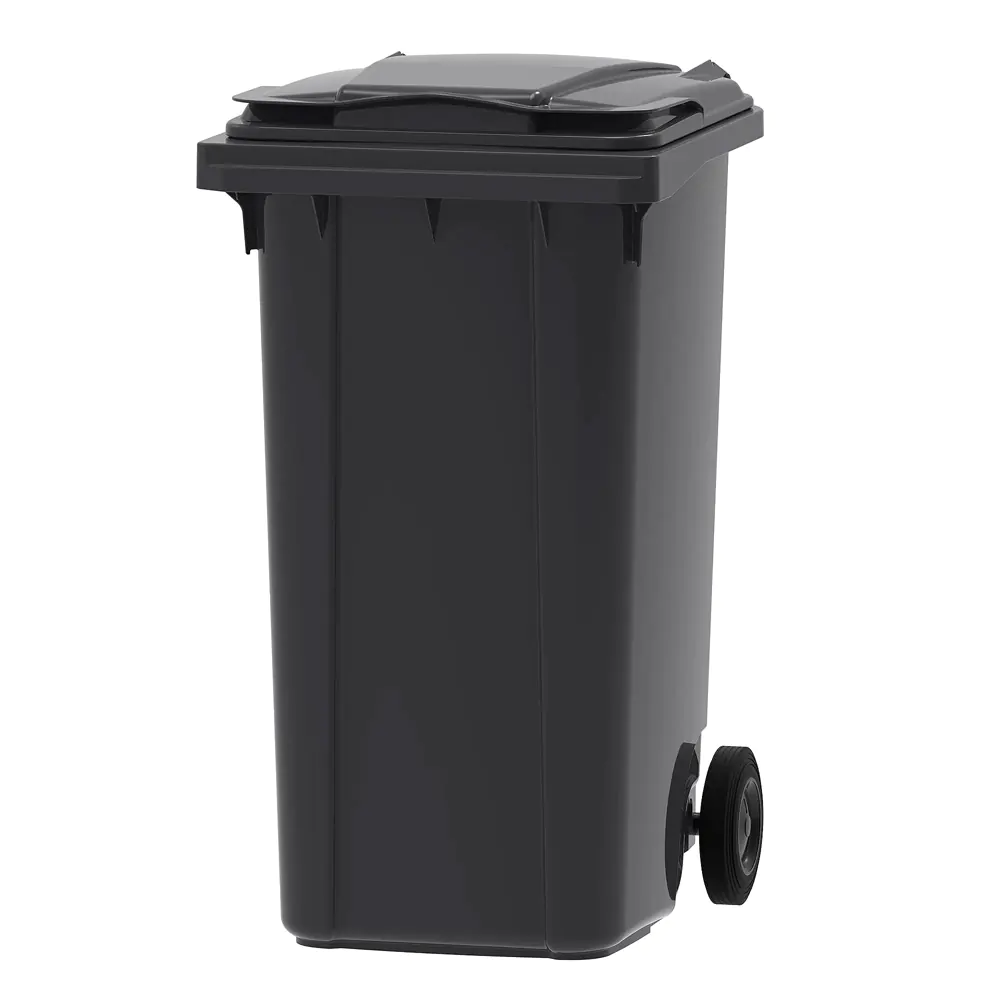 240l Black Wheelie Bin