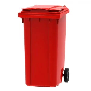240l Red Wheelie Bin