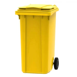 240l Yellow Wheelie Bin
