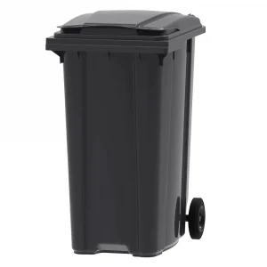 360l Black Wheelie Bin