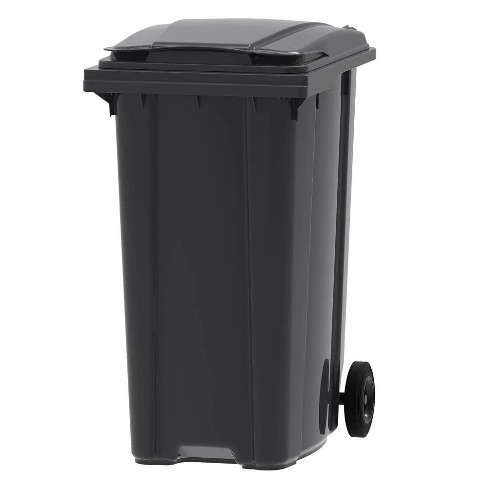 360l Black Wheelie Bin