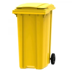 360l Yellow Wheelie Bin