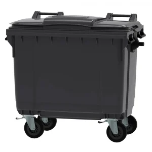 660l Black Wheelie Bin