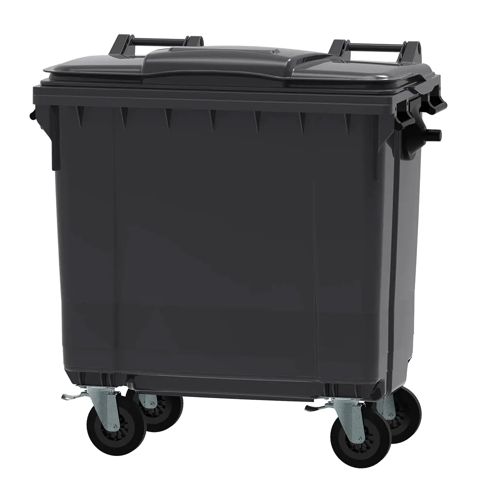 770l Black Wheelie Bin