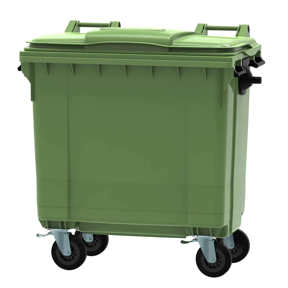 770l Green Wheelie Bin