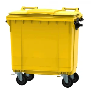 770l Yellow Wheelie Bin